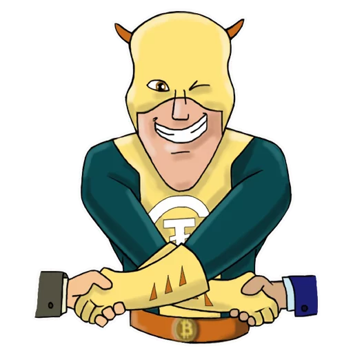 🤝 Стикер «Crypto Time Man» для Telegram