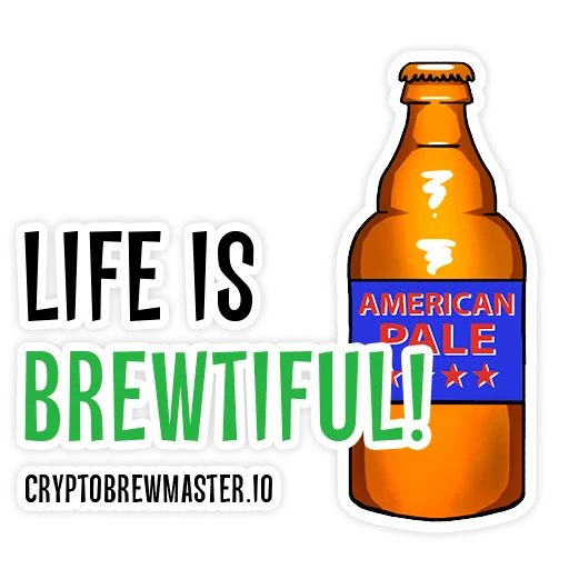 👍 Стикер «CRYPTOBREWMASTER.IO (en)» для Telegram