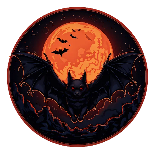 🦇 Стикер «crypto dracula» для Telegram