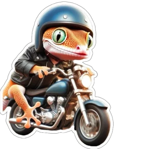 🏍 Стикер «Geckos» для Telegram