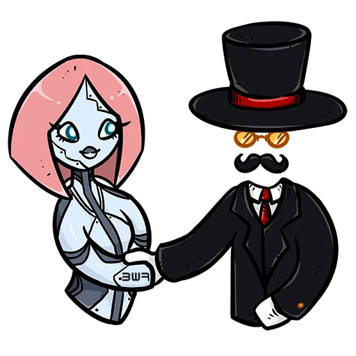🤝 Стикер «Crypto Gentlemans stickers» для Telegram
