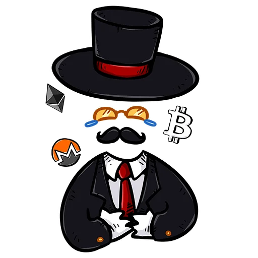 😂 Стикер «Crypto Gentlemans stickers» для Telegram