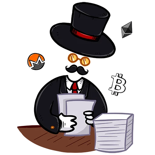 📑 Стикер «Crypto Gentlemans stickers» для Telegram