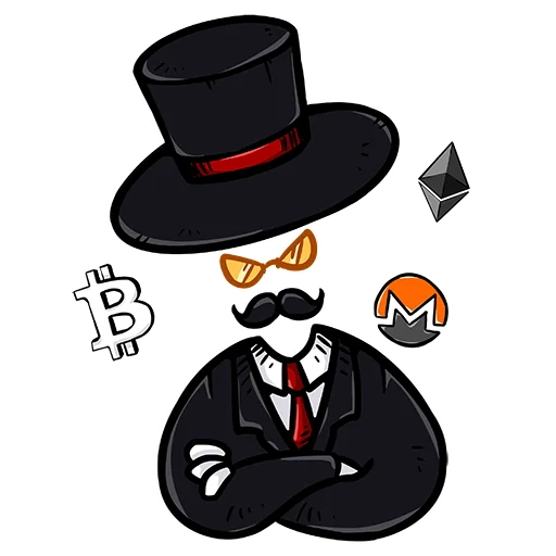 😡 Стикер «Crypto Gentlemans stickers» для Telegram
