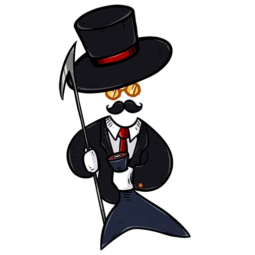 😎 Стикер «Crypto Gentlemans stickers» для Telegram