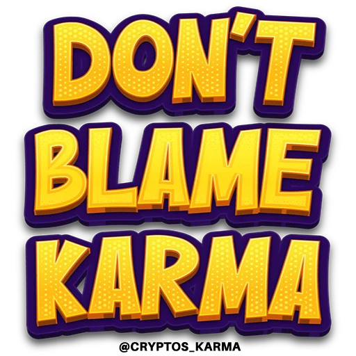 🙏 Стикер «cryptos karma» для Telegram