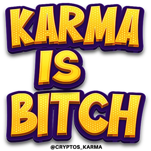🤫 Стикер «cryptos karma» для Telegram