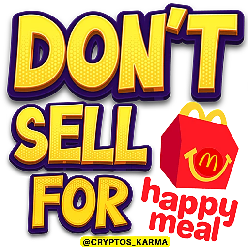 🍔 Стикер «cryptos karma» для Telegram