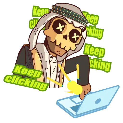 ⌨️ Стикер «Crypto Wasta» для Telegram