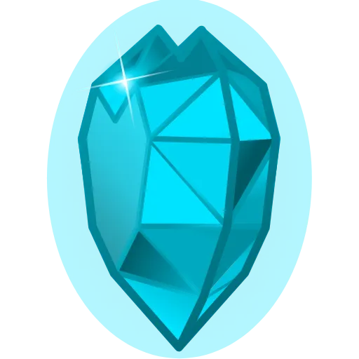 Стикер 10 crystal