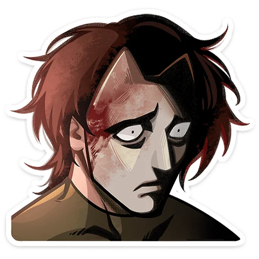 😒 Стикер «Кристалл в беде» для Telegram