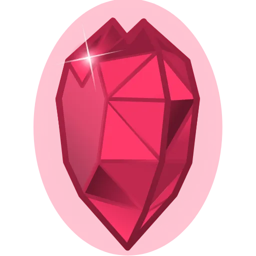 Стикер 2 Crystal Hearts ️‍