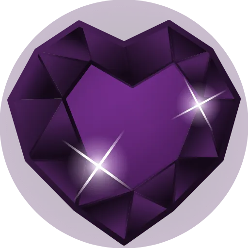 Стикер 29 Crystal Hearts ️‍