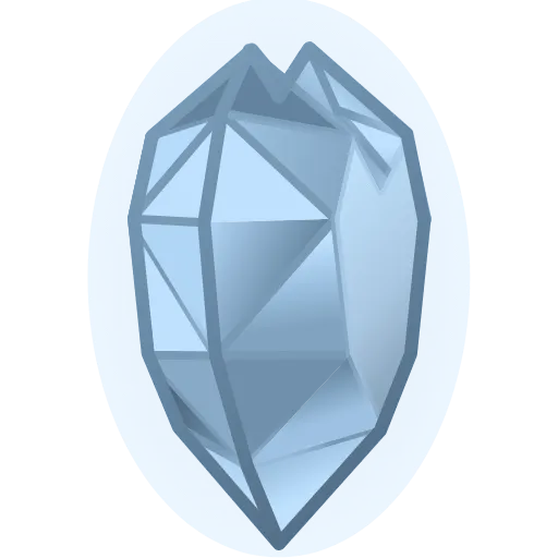 Стикер 39 Crystal Hearts ️‍