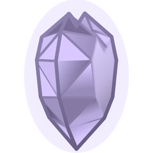 Стикер 40 Crystal Hearts ️‍