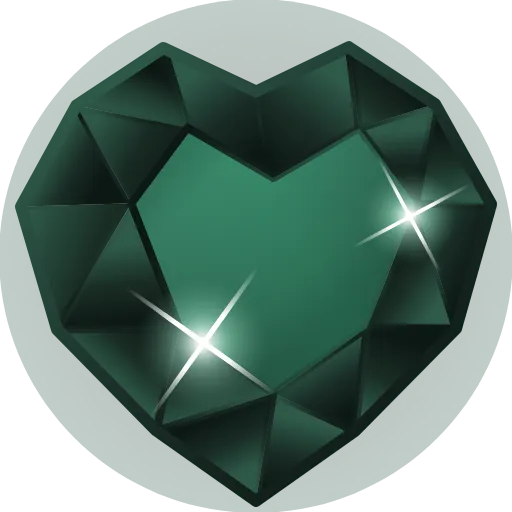 Стикер 26 Crystal Hearts ️‍