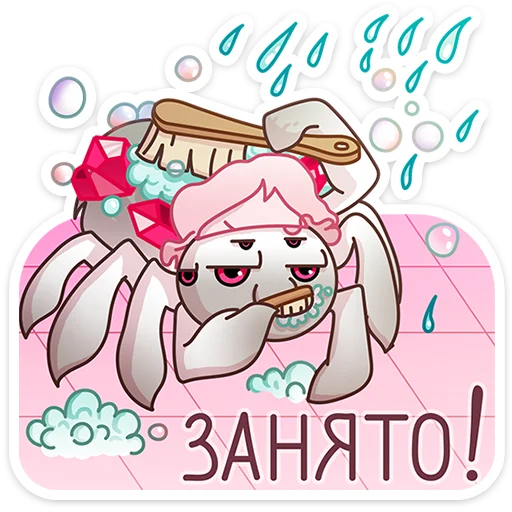 🕷 Стикер «Кристальный Вебстер» для Telegram