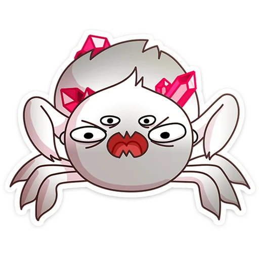 🕷 Стикер «Кристальный Вебстер» для Telegram