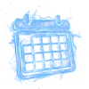 🗓️ Эмодзи «Хрустальный шрифт» для Telegram