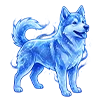 🐕 Эмодзи «Хрустальный шрифт» для Telegram