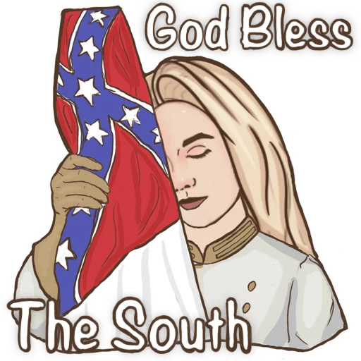 🙏 Стикер «CSA Girl» для Telegram