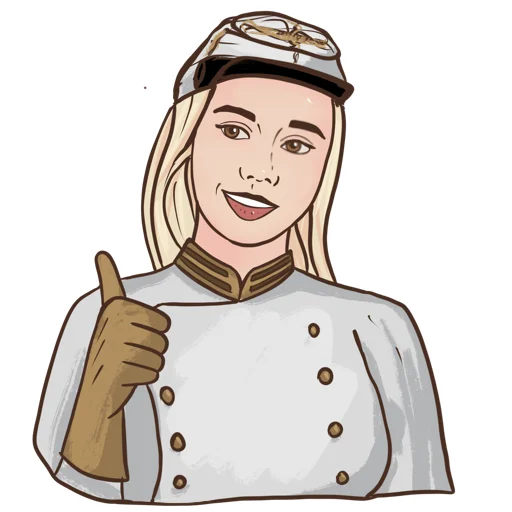 👍 Стикер «CSA Girl» для Telegram