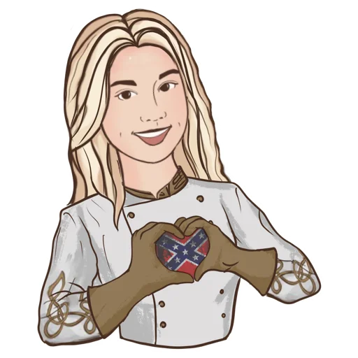 ❤️ Стикер «CSA Girl» для Telegram
