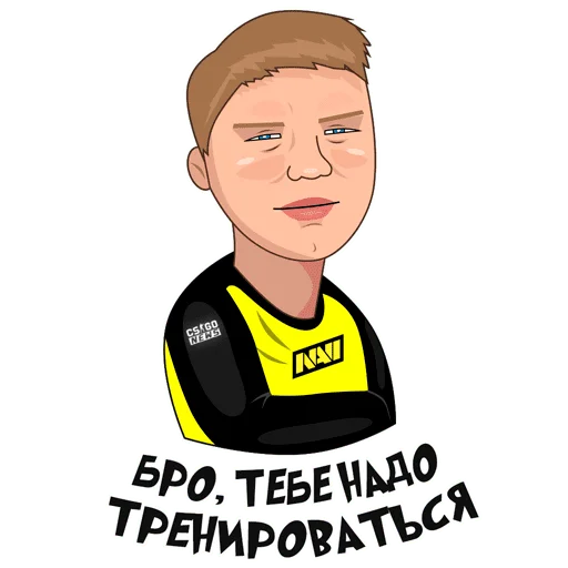 💪 Стикер «Стикеры (CS GO NEWS)» для Telegram