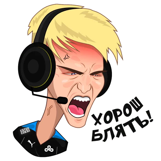 😤 Стикер «Стикеры (CS GO NEWS)» для Telegram
