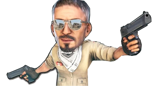 🔫 Стикер «CST» для Telegram