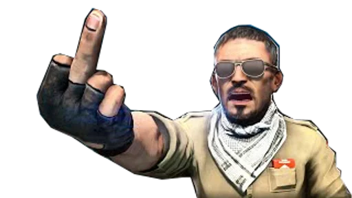 🔫 Стикер «CST» для Telegram