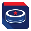 🏒 Эмодзи «КХЛ ЦСКА - иконки в стилистике хоккейной лиги цска» для Telegram