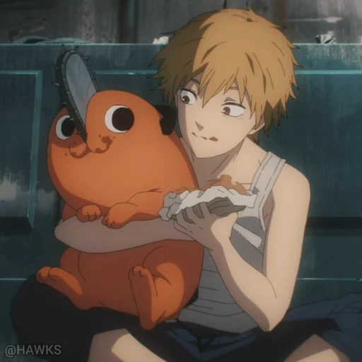 ❤️ Стикер «Chainsaw Man-2» для Telegram