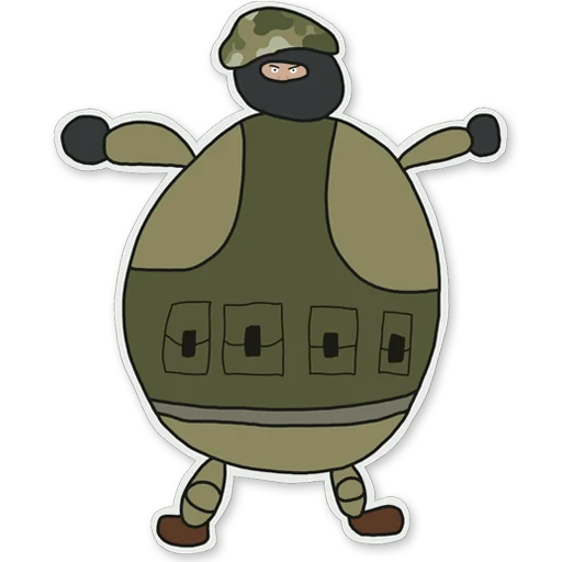 😠 Стикер «Poorly Drawn CSGO» для Telegram