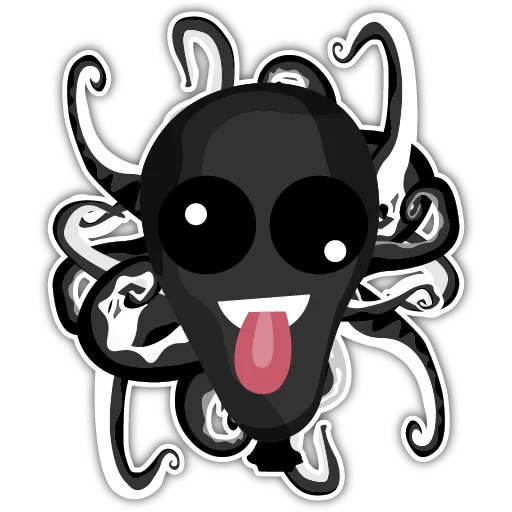 🤪 Стикер «Страшный Няха» для Telegram