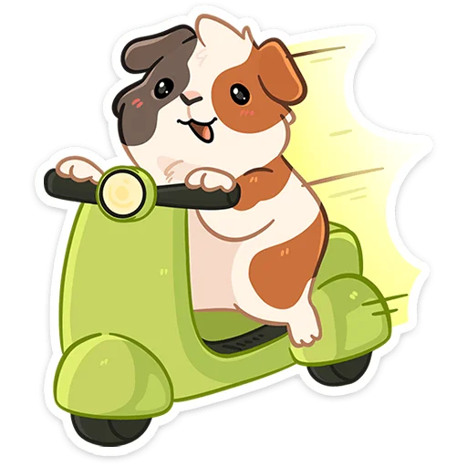 🛵 Стикер «Огурчик» для Telegram