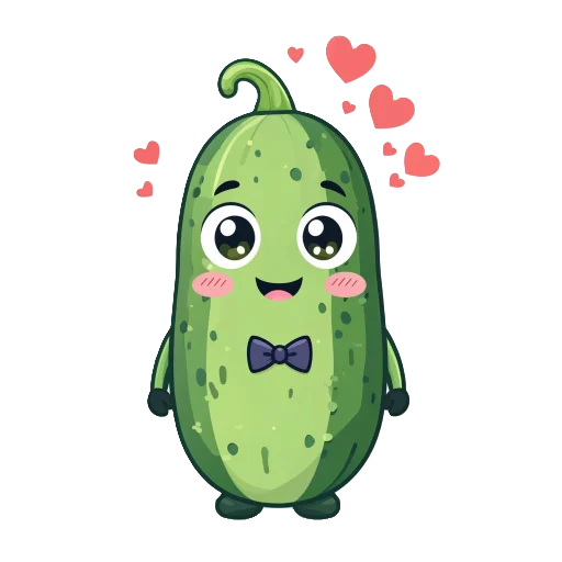 🥰 Стикер «cucumber team» для Telegram