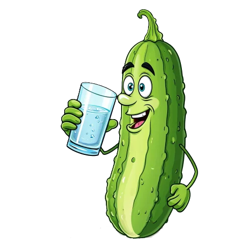 💧 Стикер «cucumber team» для Telegram
