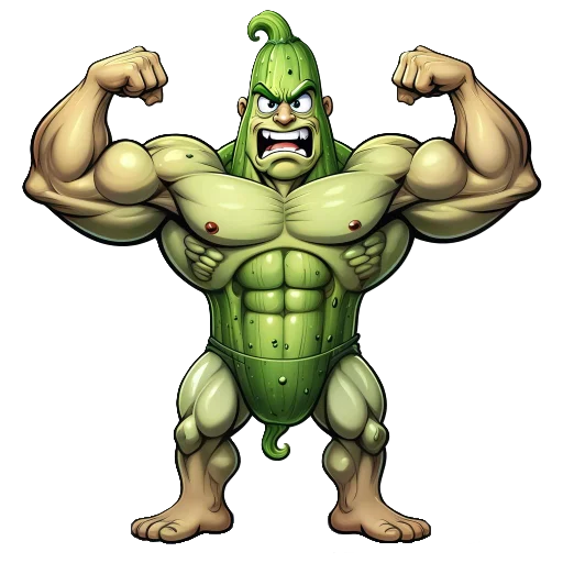 💪 Стикер «cucumber team» для Telegram