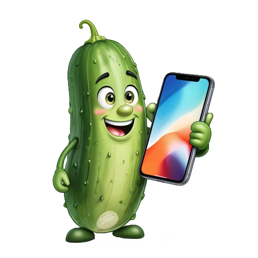 🤳 Стикер «cucumber team» для Telegram