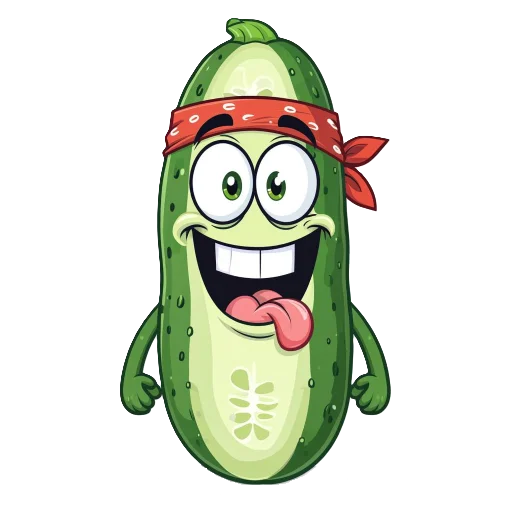 🤪 Стикер «cucumber team» для Telegram
