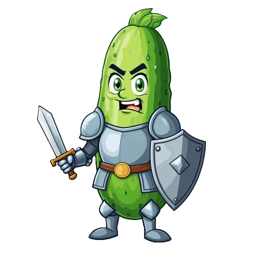 🤺 Стикер «cucumber team» для Telegram