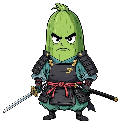 🥷 Стикер «cucumber team» для Telegram