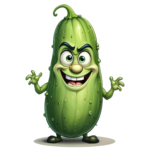 😈 Стикер «cucumber team» для Telegram