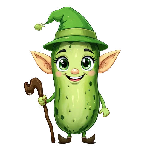 🧝 Стикер «cucumber team» для Telegram