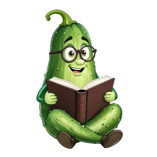 📕 Стикер «cucumber team» для Telegram