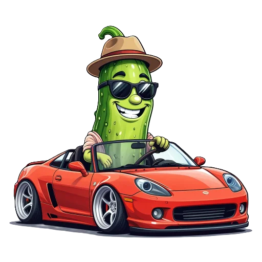 😎 Стикер «cucumber team» для Telegram