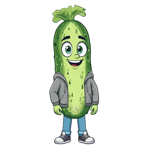 🙋 Стикер «cucumber team» для Telegram