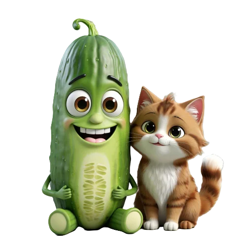 😻 Стикер «cucumber team» для Telegram