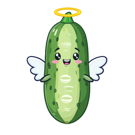 😇 Стикер «cucumber team» для Telegram